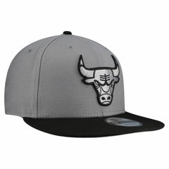 Chicago Bulls Core Logo Storm Gray Two-Tone 9FIFTY Snapback Hat On Sale