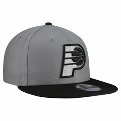 Indiana Pacers Core Logo Storm Gray Two-Tone 9FIFTY Snapback Hat Discount