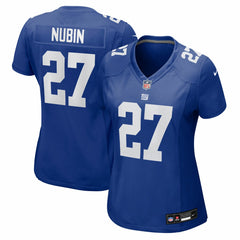 New York Giants Nike Tyler Nubin Women's Team Game Jersey