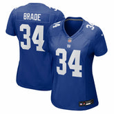 New York Giants Nike Beau Brade Women's Team Game Jersey