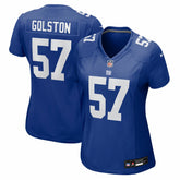 New York Giants Nike Chauncey Golston Women's Team Game Jersey