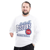 Detroit Pistons G-III Sports by Carl Banks Adaptive Headliner Fleece Crewneck Sweatshirt sale Online