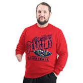 New Orleans Pelicans G-III Sports by Carl Banks Adaptive Headliner Fleece Crewneck Sweatshirt Outlet