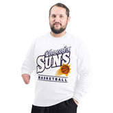 Phoenix Suns G-III Sports by Carl Banks Adaptive Headliner Fleece Crewneck Sweatshirt Discount