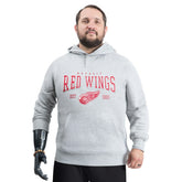 Detroit Red Wings G-III Sports by Carl Banks Adaptive Classic Team Spirit Fleece Hoodie Sale
