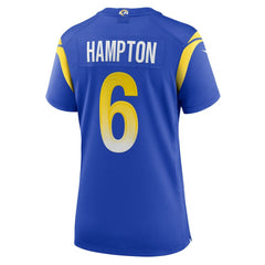 Los Angeles Rams Nike Nick Hampton Women's Team Game Jersey