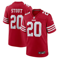 San Francisco 49ers Nike Upton Stout Team Game Jersey