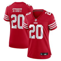 San Francisco 49ers Nike Upton Stout Women's Team Game Jersey