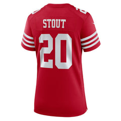 San Francisco 49ers Nike Upton Stout Women's Team Game Jersey