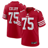 San Francisco 49ers Nike Connor Colby Team Game Jersey