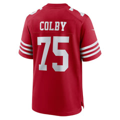 San Francisco 49ers Nike Connor Colby Team Game Jersey