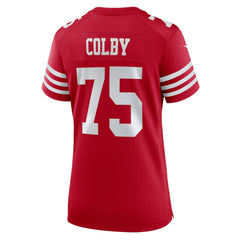 San Francisco 49ers Nike Connor Colby Women's Team Game Jersey