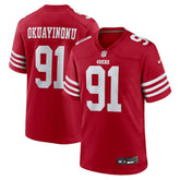 San Francisco 49ers Nike Sam Okuayinonu Team Game Jersey