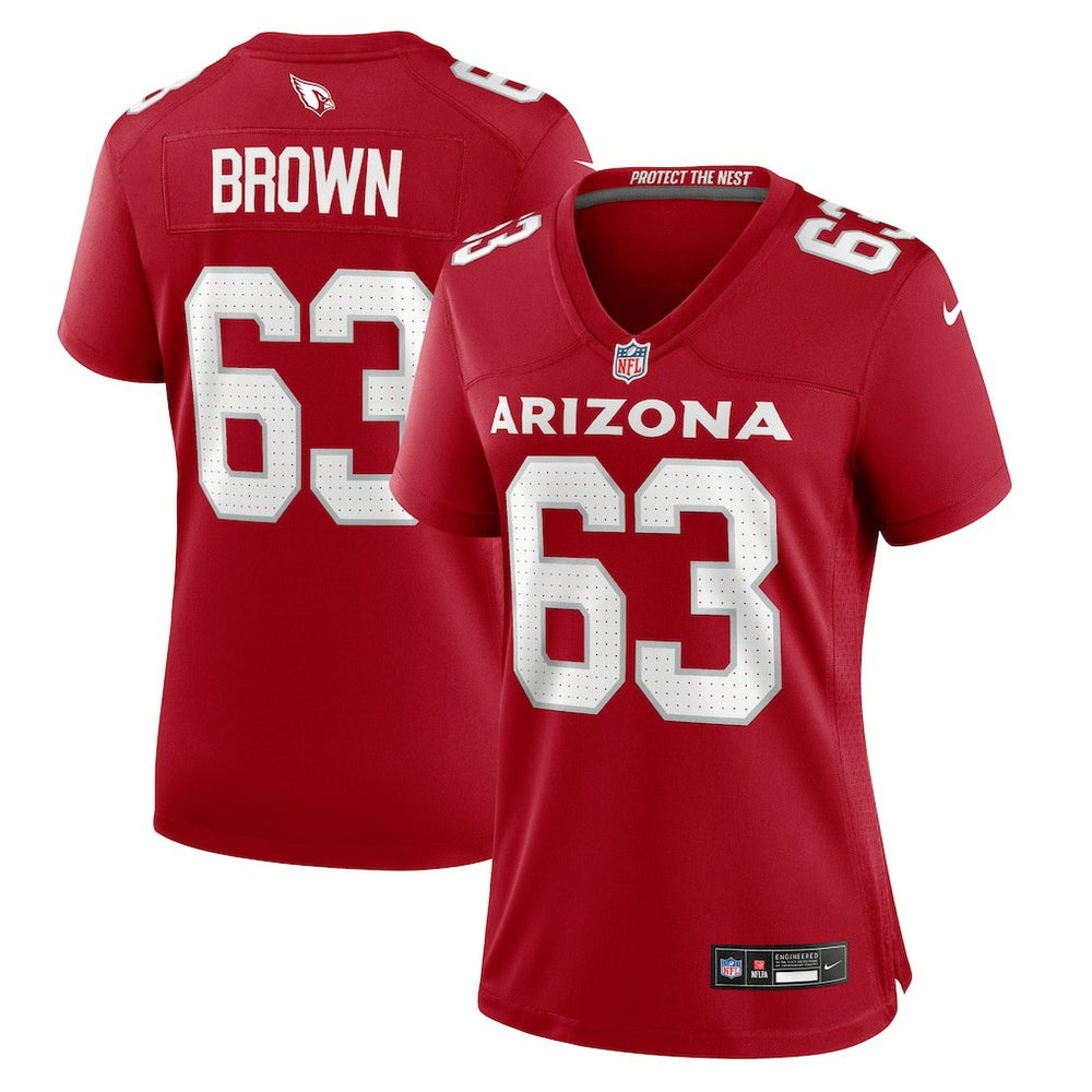 Arizona Cardinals Nike Evan Brown Women's Team Game Jersey