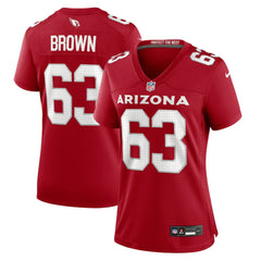 Arizona Cardinals Nike Evan Brown Women's Team Game Jersey