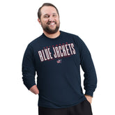 Columbus Blue Jackets G-III Sports by Carl Banks Adaptive Mesh Effect Long Sleeve T-Shirt Discount