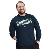 Vancouver Canucks G-III Sports by Carl Banks Adaptive Mesh Effect Long Sleeve T-Shirt Discount