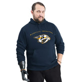 Nashville Predators G-III Sports by Carl Banks Adaptive Classic Team Arc Fleece Hoodie On Sale