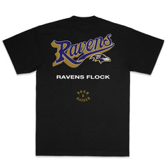 Baltimore Ravens Born x Raised Unisex Pro Script T-Shirt