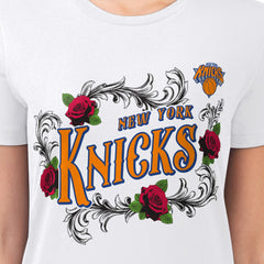 New York Knicks G-III 4Her by Carl Banks Women's Super-Slim Fit Lightweight Roses Crew Neck T-Shirt Discount