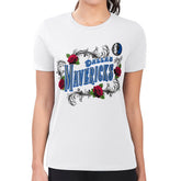 Dallas Mavericks G-III 4Her by Carl Banks Women's Super-Slim Fit Lightweight Roses Crew Neck T-Shirt sale Online
