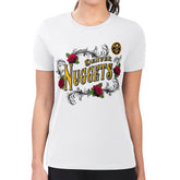 Denver Nuggets G-III 4Her by Carl Banks Women's Super-Slim Fit Lightweight Roses Crew Neck T-Shirt sale Discount