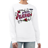 New Orleans Pelicans G-III 4Her by Carl Banks Women's Roses Fleece Tri-Blend Sweatshirt New