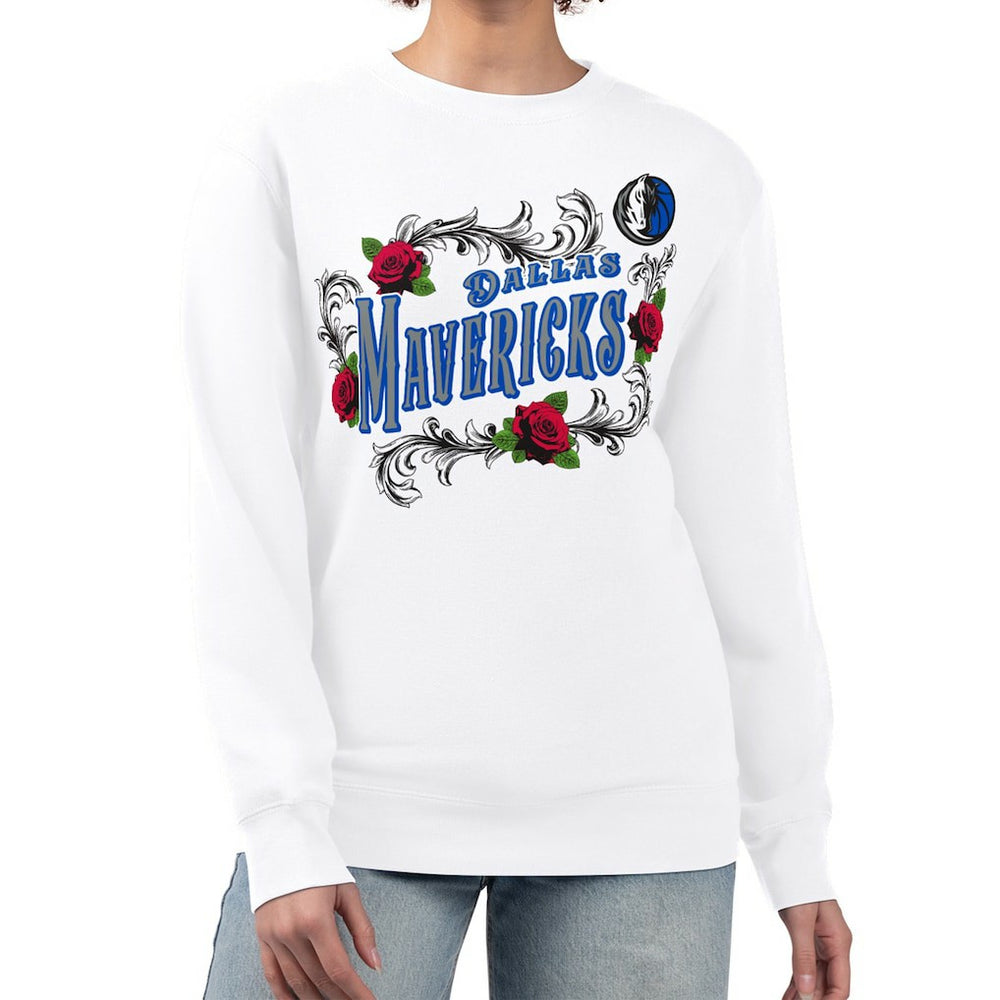 Dallas Mavericks G-III 4Her by Carl Banks Women's Roses Fleece Tri-Blend Sweatshirt sale On Sale