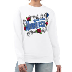 Dallas Mavericks G-III 4Her by Carl Banks Women's Roses Fleece Tri-Blend Sweatshirt sale On Sale