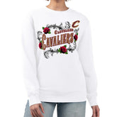 Cleveland Cavaliers G-III 4Her by Carl Banks Women's Roses Fleece Tri-Blend Sweatshirt sale Online