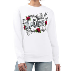 San Antonio Spurs G-III 4Her by Carl Banks Women's Roses Fleece Tri-Blend Sweatshirt Online