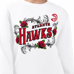 Atlanta Hawks G-III 4Her by Carl Banks Women's Roses Fleece Tri-Blend Sweatshirt For Sale