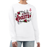 Houston Rockets G-III 4Her by Carl Banks Women's Roses Fleece Tri-Blend Sweatshirt sale Outlet