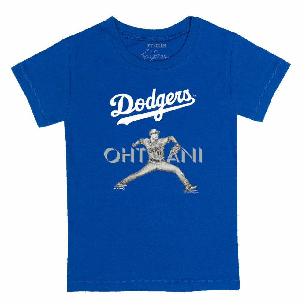 Shohei Ohtani Los Angeles Dodgers Tiny Turnip Youth Pitch Graphic T-Shirt | MLB Shop
