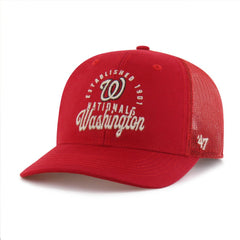 Washington Nationals '47 Pitstop Trucker Adjustable Hat | MLB Discount