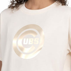 Chicago Cubs Starter Women's Pastels Boxy Cropped T-Shirt | MLB New