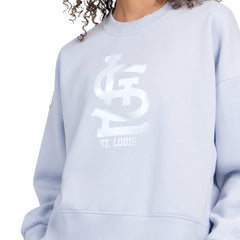 St. Louis Cardinals Starter Women's Pastels Boxy Fleece Sweatshirt | MLB Discount