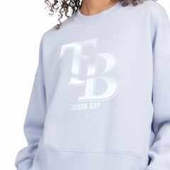 Tampa Bay Rays Starter Women's Pastels Boxy Fleece Sweatshirt | MLB US