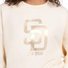San Diego Padres Starter Women's Pastels Boxy Fleece Sweatshirt | MLB Sale