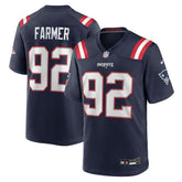 New England Patriots Nike Joshua Farmer Team Game Jersey