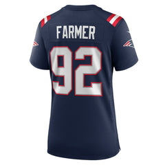 New England Patriots Nike Joshua Farmer Women's Team Game Jersey