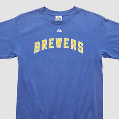 Milwaukee Brewers Majestic 2000s T-Shirt | MLB US
