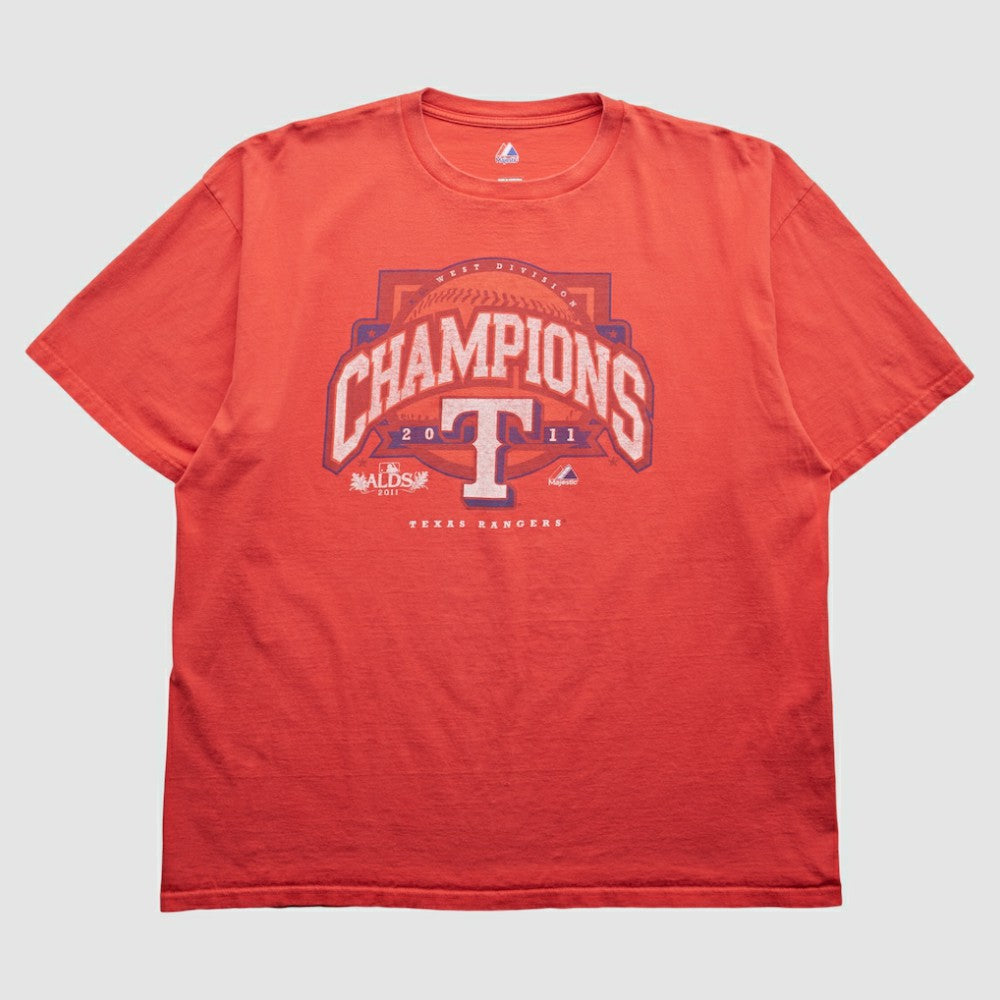 Texas Rangers Majestic 2011 T-Shirt | MLB New