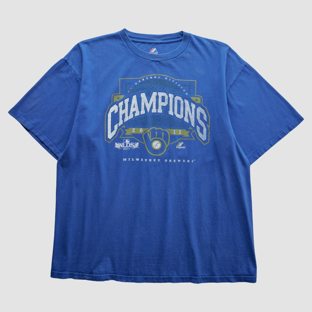 Milwaukee Brewers Majestic 2011 T-Shirt | MLB New