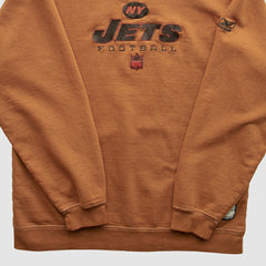 New York Jets Fanatics Reebok 2000s Pullover Sweatshirt