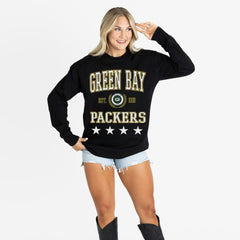 Green Bay Packers Gameday Couture Women's Oversized Everyday Star Long Sleeve T-Shirt