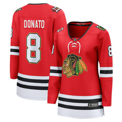 Ryan Donato Chicago Blackhawks Fanatics Women's Centennial Breakaway Player Jersey Outlet