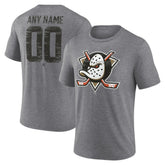 Anaheim Ducks Heritage Custom Tri-Blend T-Shirt Outlet