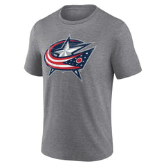 Columbus Blue Jackets Heritage Custom Tri-Blend T-Shirt Outlet