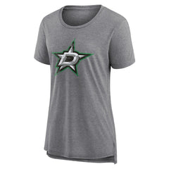 Dallas Stars Women's Heritage Custom Tri-Blend T-Shirt Outlet